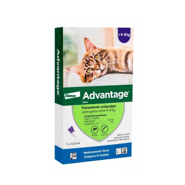 Advantage Pipeta Antipulgas para Gatos