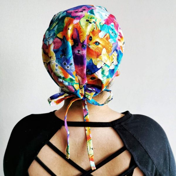 Gorro Clínico Gatos y Peceras - Imagen 2