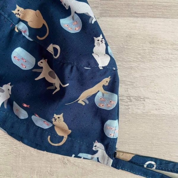 Gorro Clínico Gatos y Peceras
