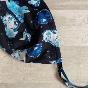 Gorro Clínico Gatos Azules