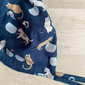 Cofia con gatos y peceras para cat lovers. Diseñada para hombres y mujeres. Tienda Paraizoo