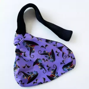 Totebag japonés gatos negros para cat lovers. Bolsa ideal para hacer mini compras. Tienda Paraizoo