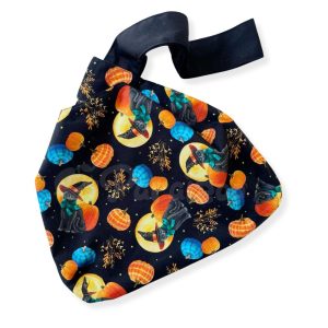 Bolso Japonés Gatos y Calabazas