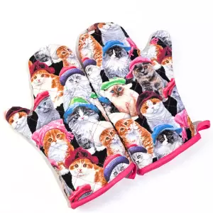 Guantes de Cocina para Cat Lovers